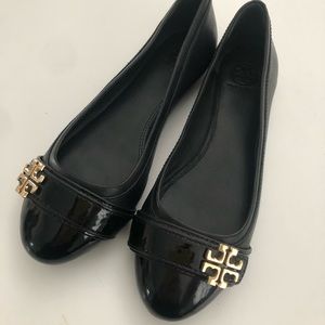 Tory Burch Black Ballet Flats